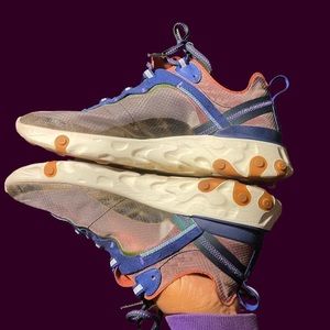 Man Nike React Element 87 'Dusty Peach' Shoes in US 9…